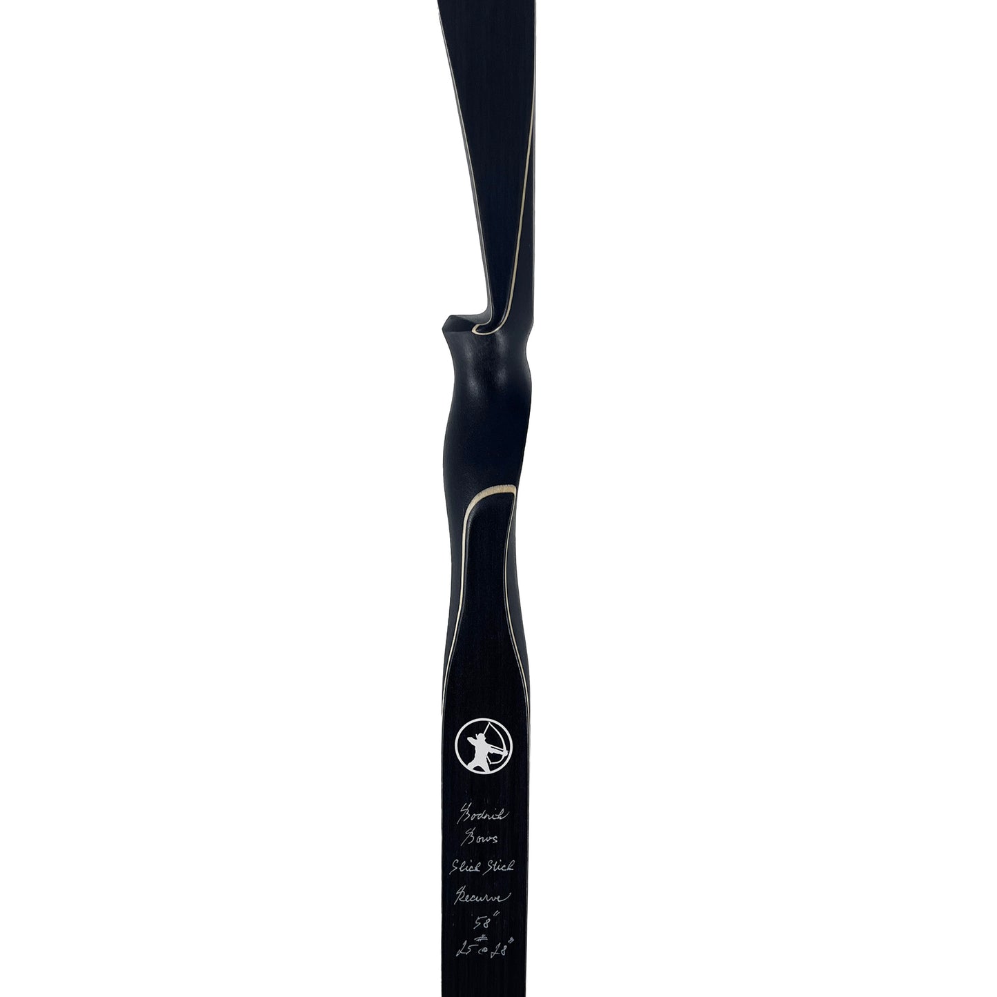 Bodnik Bows Slick Stick Recurve Black RH 58", 25Lbs @ 28"